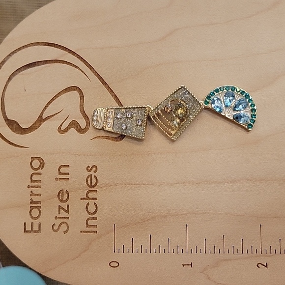 🔥LAST PAIR🔥 Happy Hour Margarita Hinged Drop Earrings - Picture 7 of 7